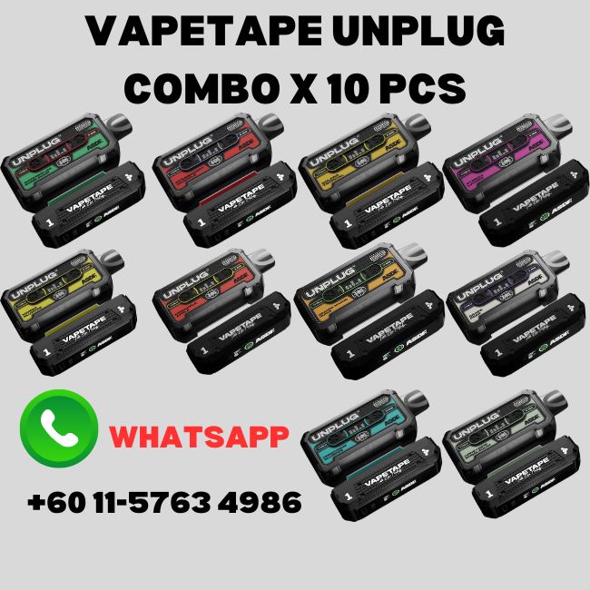 VAPETAPE UNPLUG COMBO 10PCS - Vape Singapore SG Vape