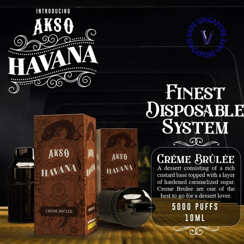 Akso Havana Refill Cartridge (5000 Puff) - Vape Singapore SG Vape