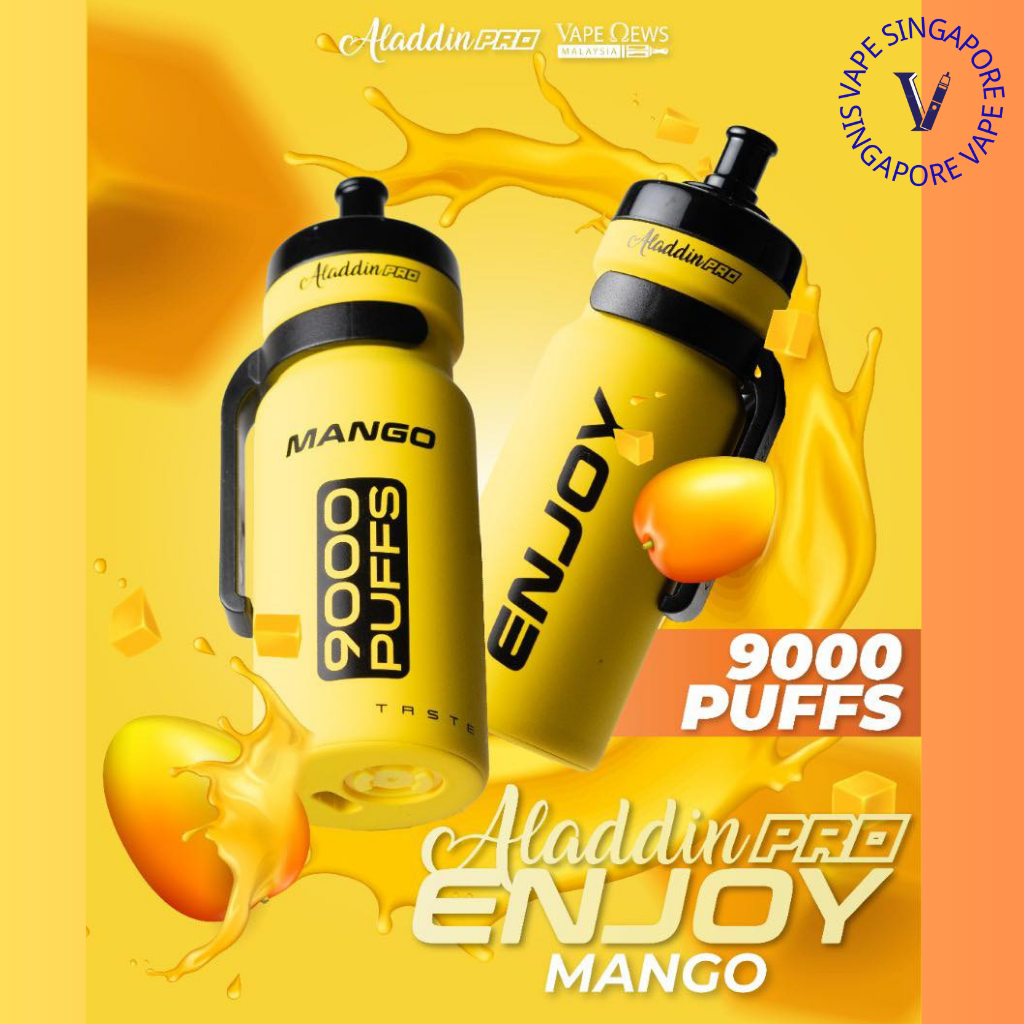 Aladdin Pro More Enjoy 9000 Puff Vape - Vape Singapore SG Vape