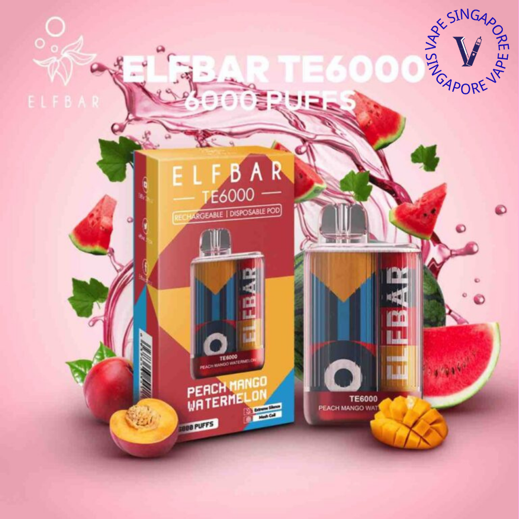 Elf Bar TE 6000 Puff (Elf Bar BC) - Vape Singapore SG Vape