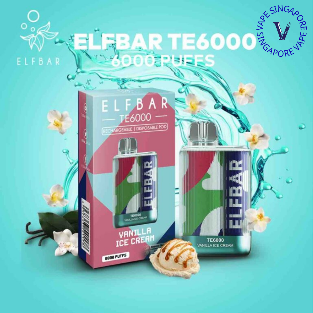 Elf Bar TE 6000 Puff (Elf Bar BC) - Vape Singapore SG Vape