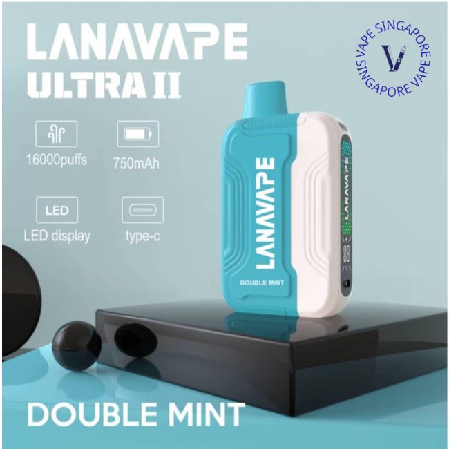Lana Ultra II 16000 Puff (Starter Kit Set With Cartridge) - Vape Singapore SG Vape