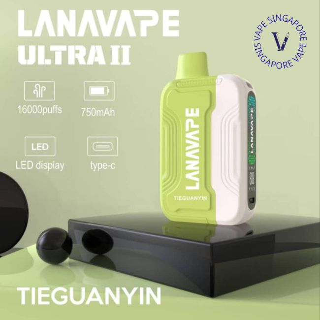 Lana Ultra II 16000 Puff (Starter Kit Set With Cartridge) - Vape Singapore SG Vape