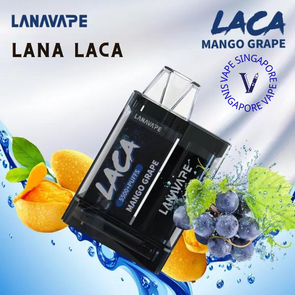 Lana Laca 5500 puff disposable vape - Vape Singapore SG Vape