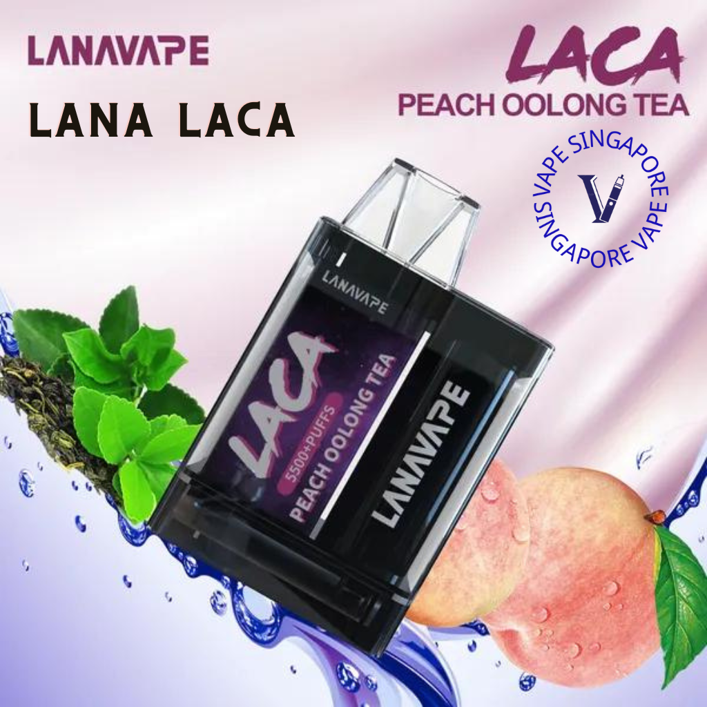 Lana Laca 5500 puff disposable vape - Vape Singapore SG Vape
