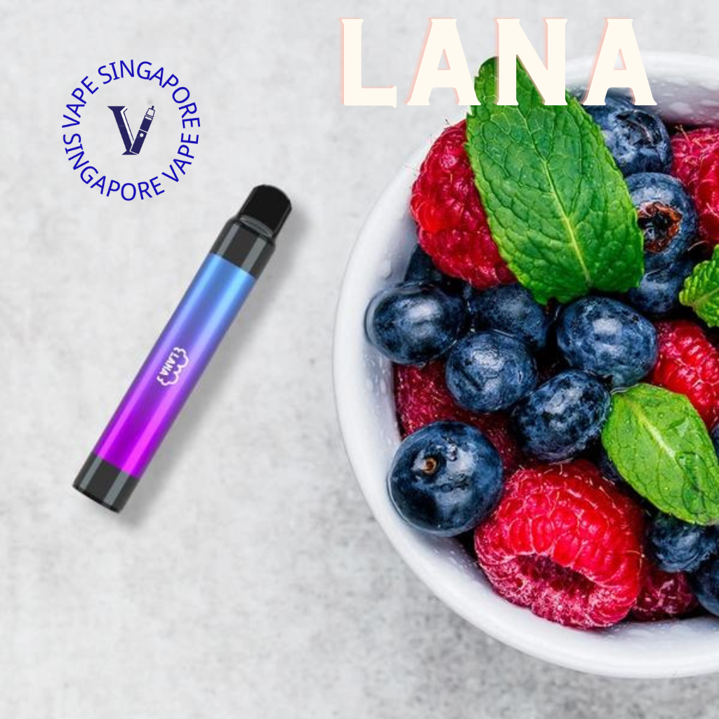 Lana Pen 2000 puff Non disposable vape - Vape Singapore SG Vape