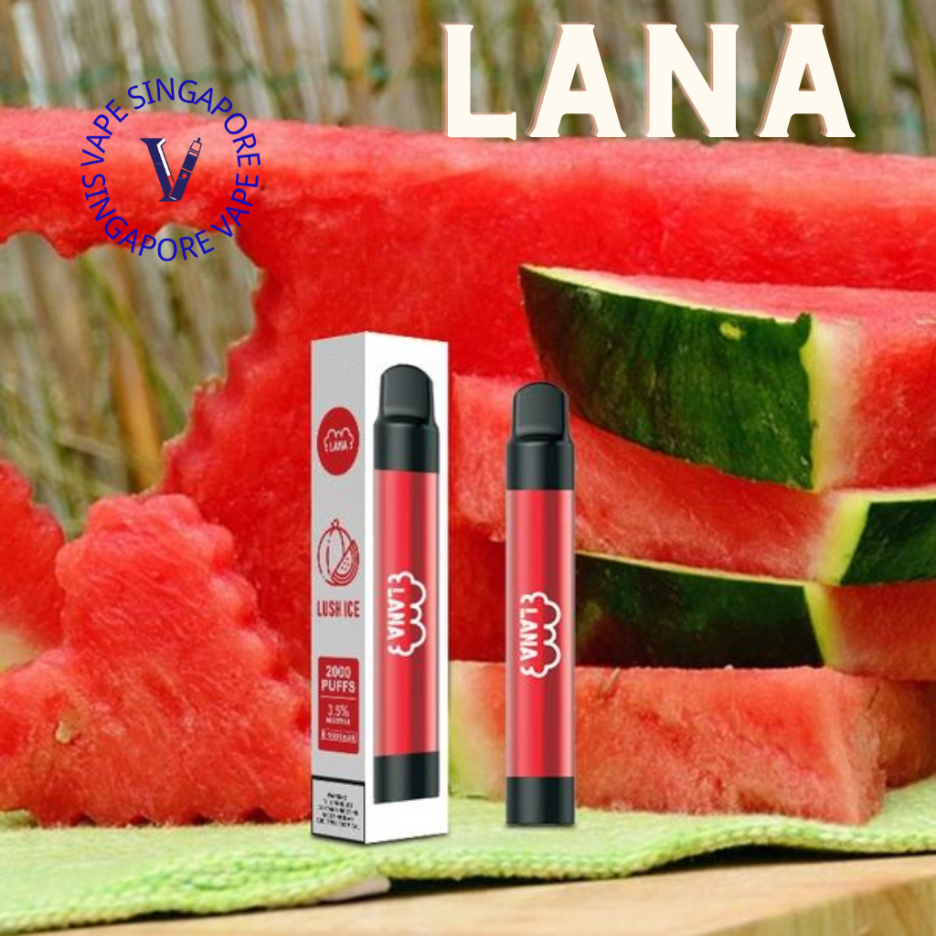 Lana Pen 2000 puff Non disposable vape - Vape Singapore SG Vape