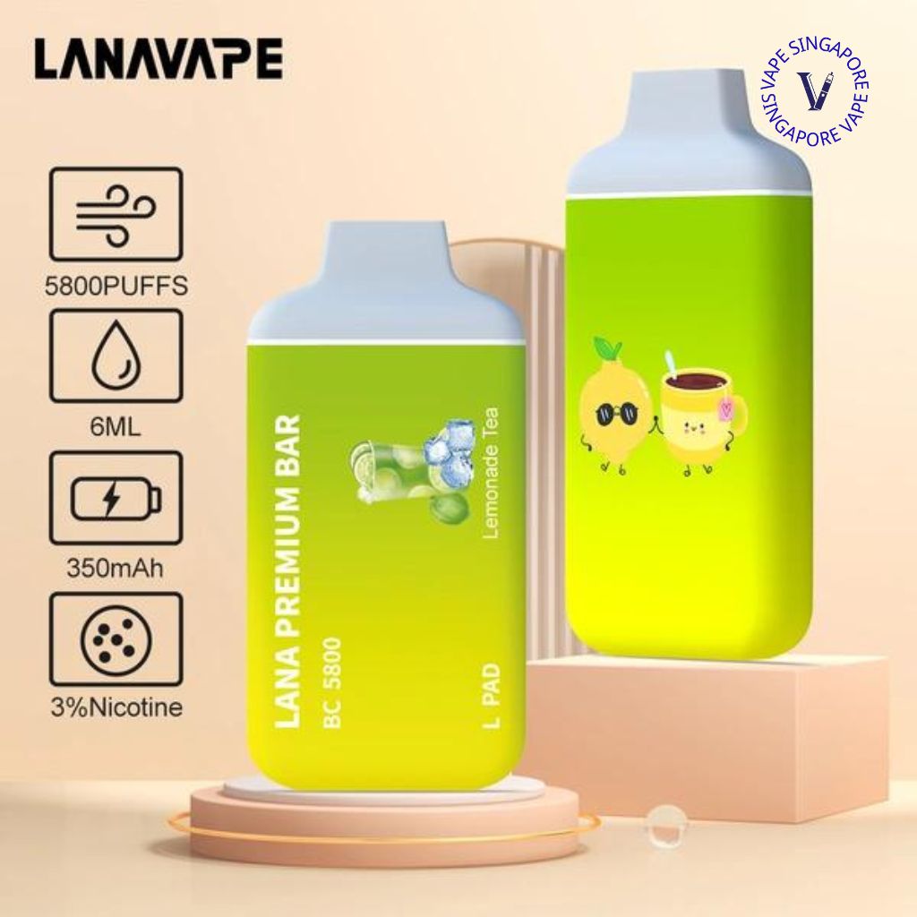 Lana Premium Bar 5800 puff disposable vape - Vape Singapore SG Vape