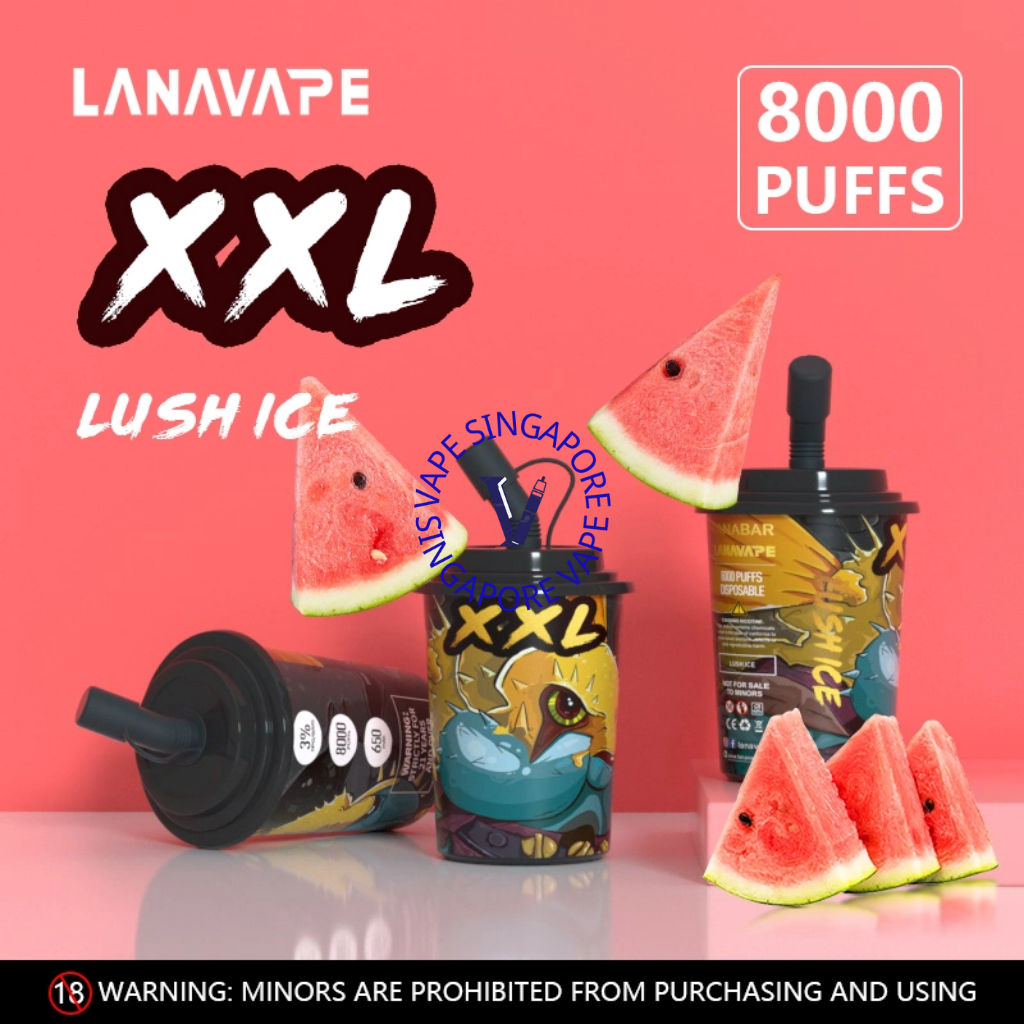 Lana Bar XXL 8000 puff disposable vape - Vape Singapore SG Vape