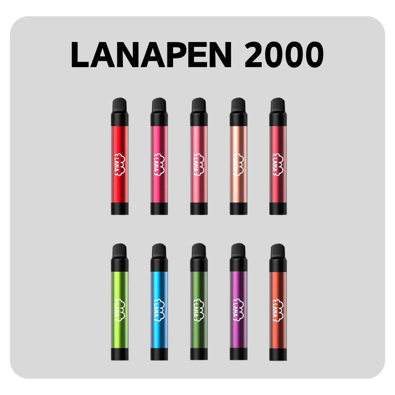 Lana Pen 2000 puff Non disposable vape - Vape Singapore SG Vape