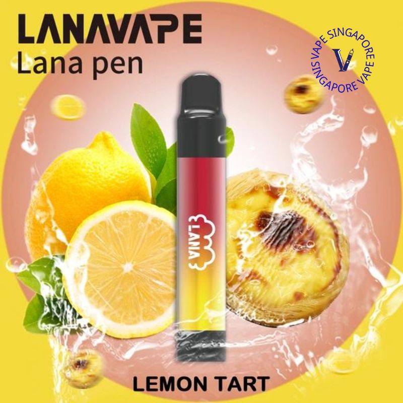 Lana Pen 2000 puff Non disposable vape - Vape Singapore SG Vape