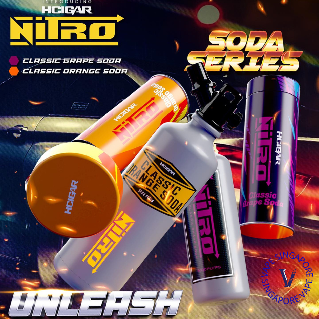Hcigar Nitro 9000 Puff Disposable Vape - Vape Singapore SG Vape