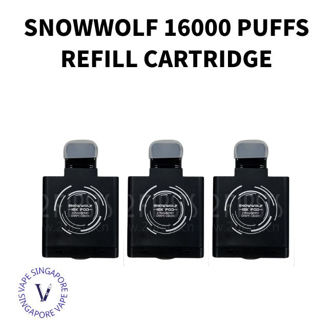 Snowwolf 16000 Puff Refill Cartridge - Vape Singapore SG Vape