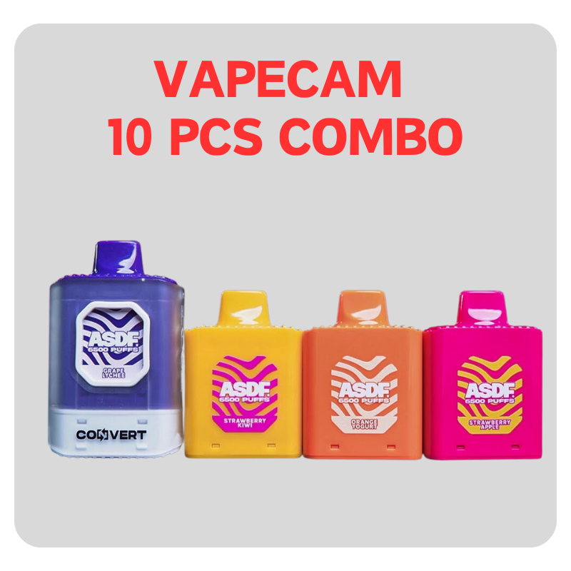Vape Cam 12,000 Puff 10 Pcs Combo - Vape Singapore SG Vape
