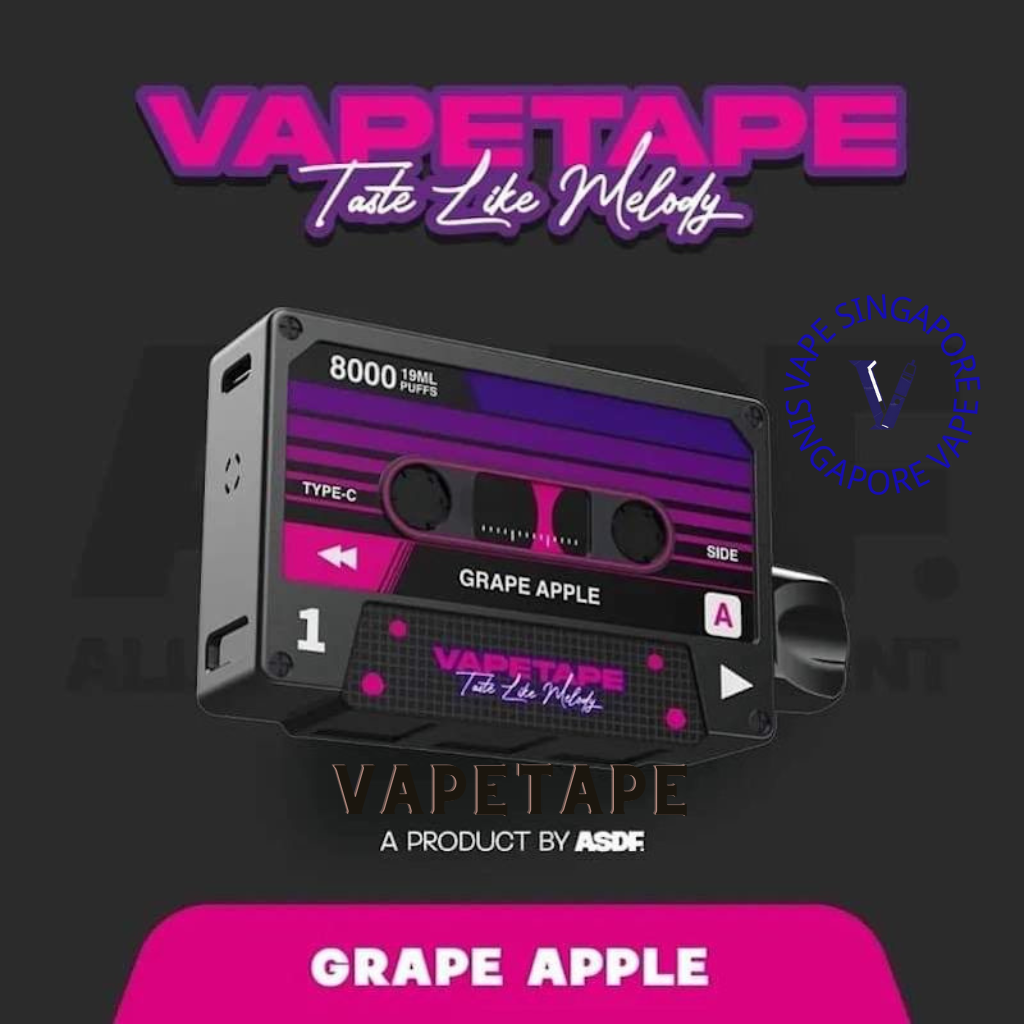 Vape Tape 8000 puff disposable vape - Vape Singapore SG Vape
