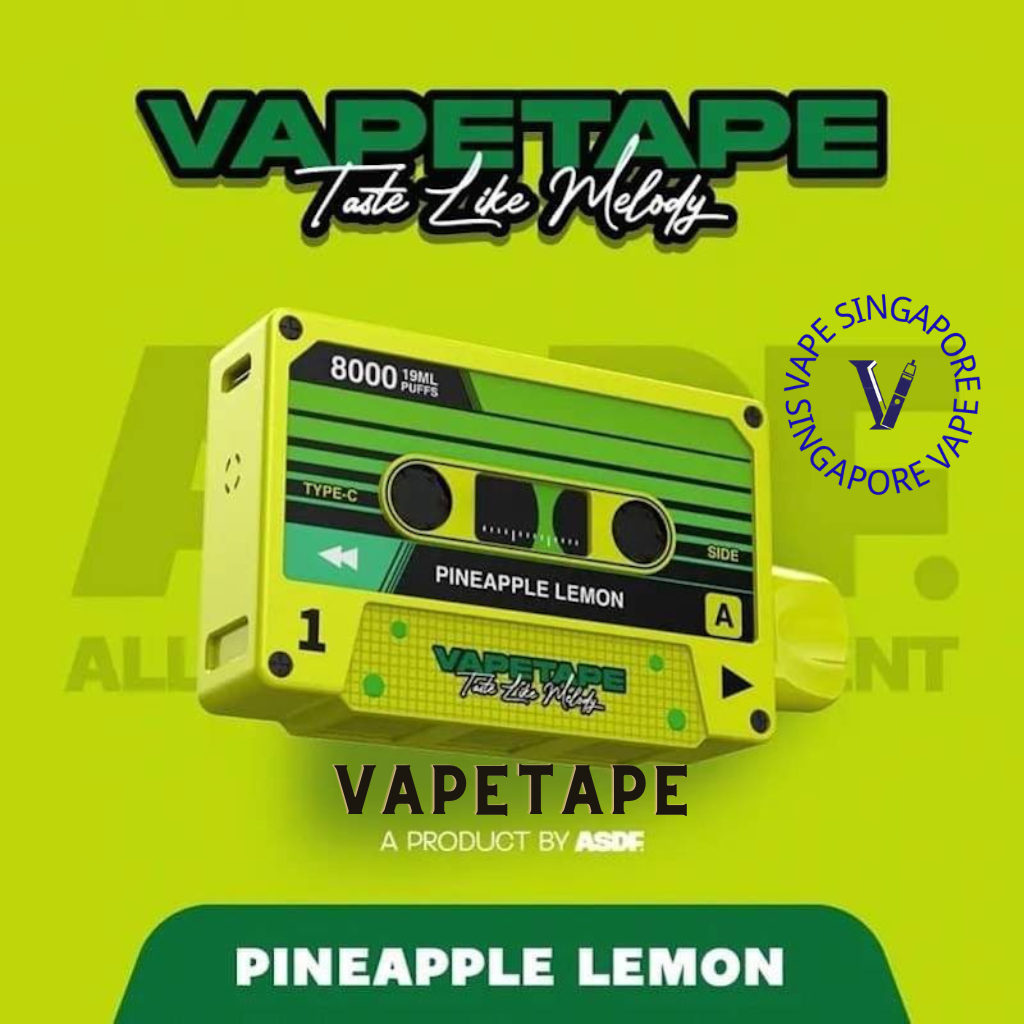Vape Tape 8000 puff disposable vape - Vape Singapore SG Vape