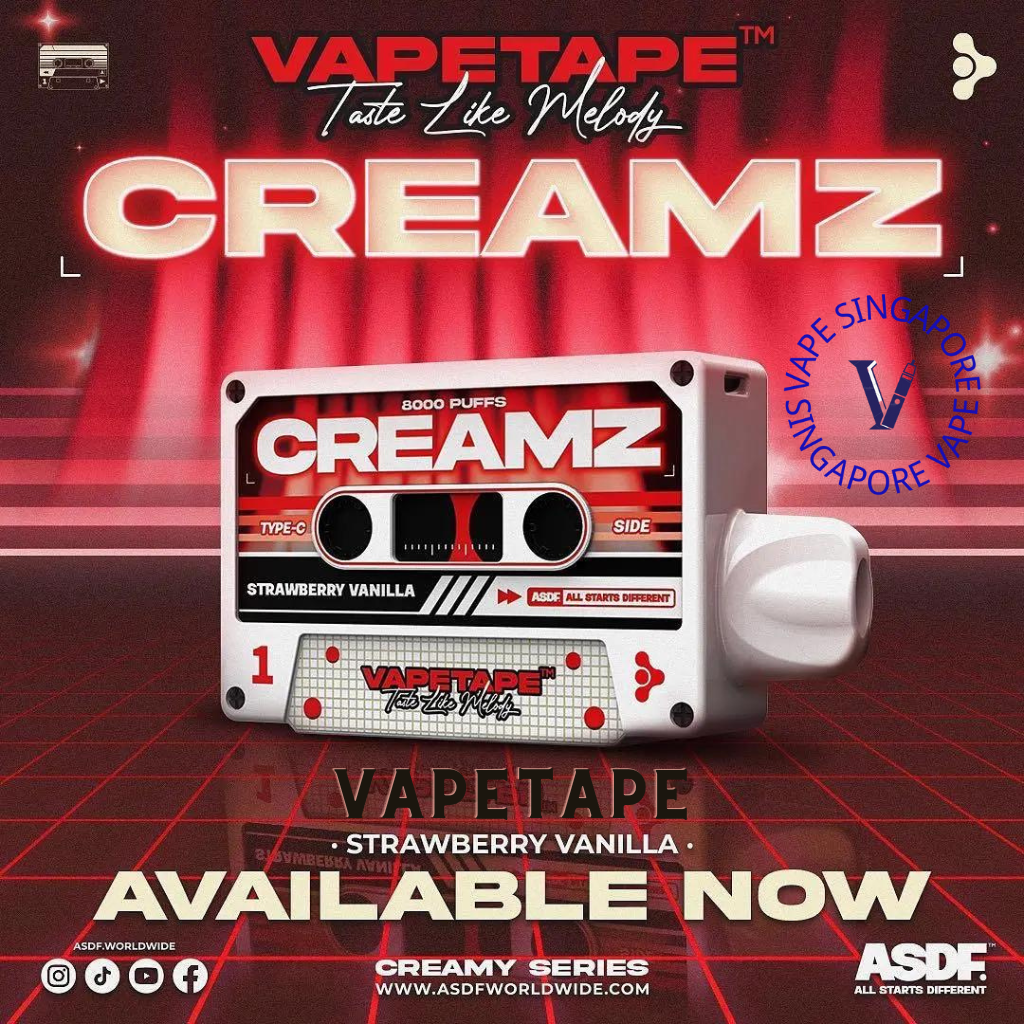 Vape Tape 8000 puff disposable vape - Vape Singapore SG Vape